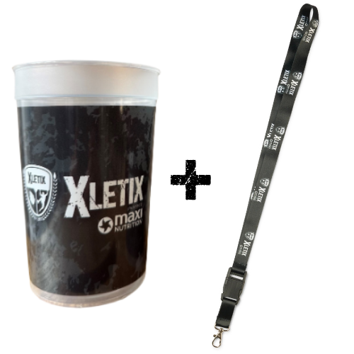 XLETIX Schlüsselband + Becher
