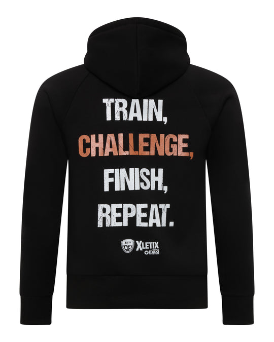 XLETIX Hoodie „Wooohaa“ eco schwarz