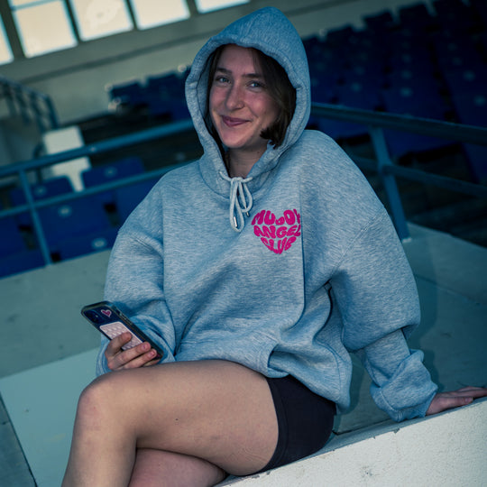 Muddy Angel Hoodie "Heart" eco