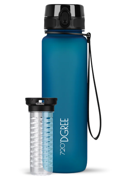 XLETIX Trinkflasche soft touch petrol